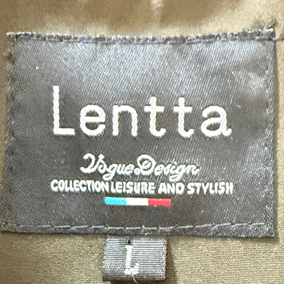 Lentta Plaid Lined Bomber Jacket Olive Green Zip-Up Men’s Large - Picture 2 of 11